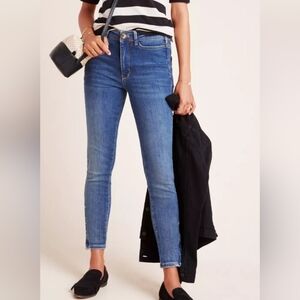 Pilcro Manna High Rise Skinny Ankle Zip Jeans, size 27